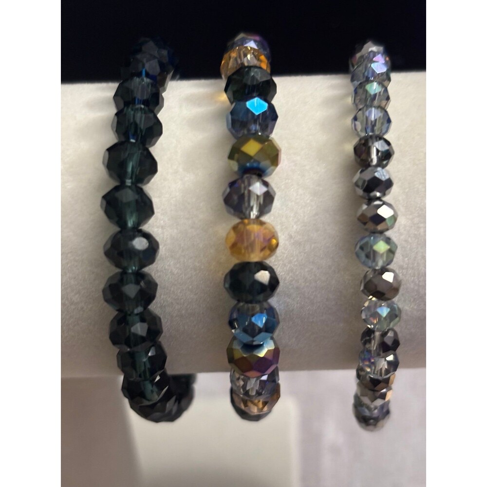 Handmade Beaded Bracelet Stack 0304